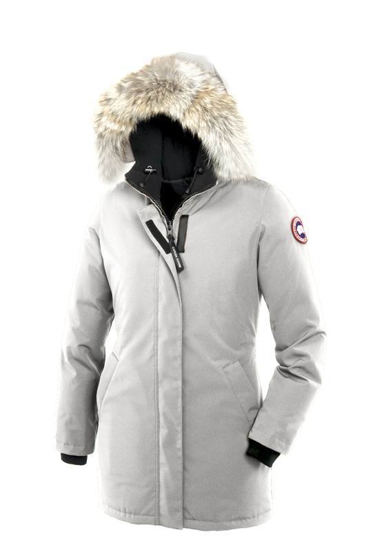 Canada Goose Victoria Parka LightGrey Womens online